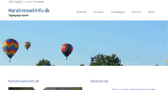 Desktop Screenshot of handi-travel-info.dk